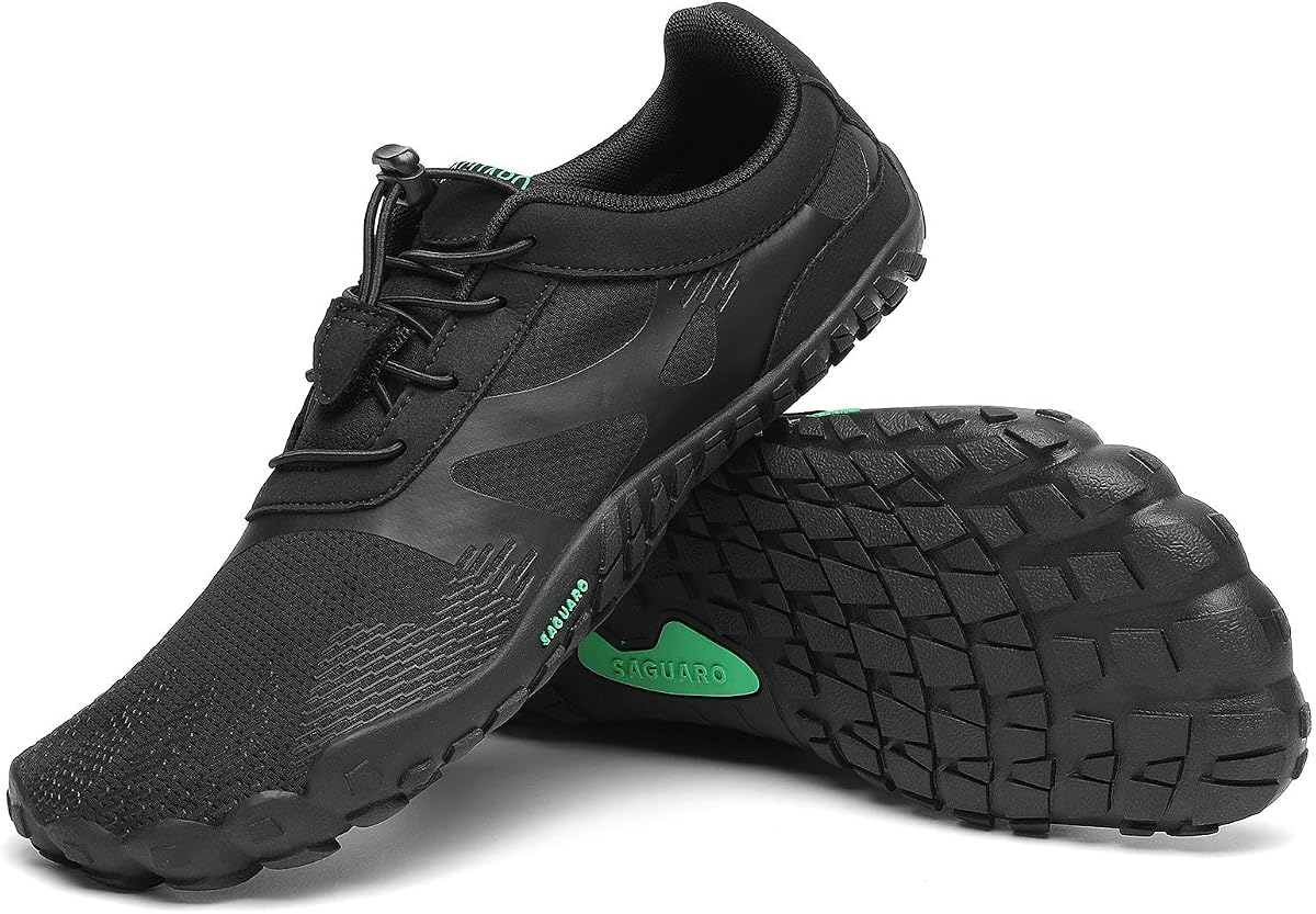 SAGUARO Barfußschuhe, Wanderschuhe, für Herren und Damen, atmungsaktiv, rutschfest, minimalistische Schuhe