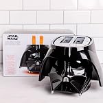 Uncanny Brands Star Wars Darth Vader Halo Toaster - Lights-Up and Makes Lightsaber Sounds