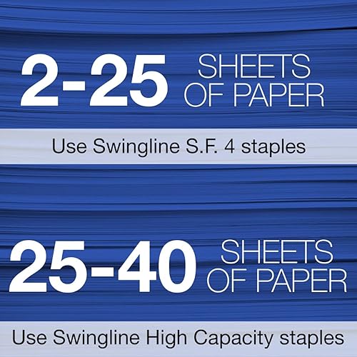 Miniatura 7 de Swingline Engrapadora, NeXXt Series Wow, engrapadora de escritorio, capacidad para 40 hojas, naranja (55047044)