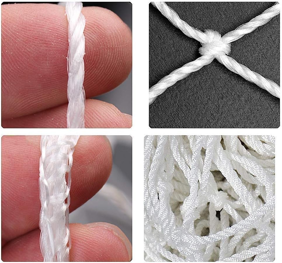 Rete Da Calcio Portatile - Per Porte Regolamentari - Polipropilene Resistente - 4 Misure (6x4 A 24x8 Piedi) - Foto 3