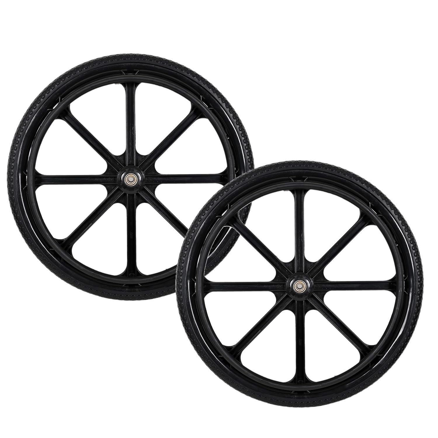 Welimark 24 Inch Mag Rear Wheel Upgrade for Wheelchairs – Boost Mobility & Sleek Style | Durable, Lightweight Design (Pack of 2)