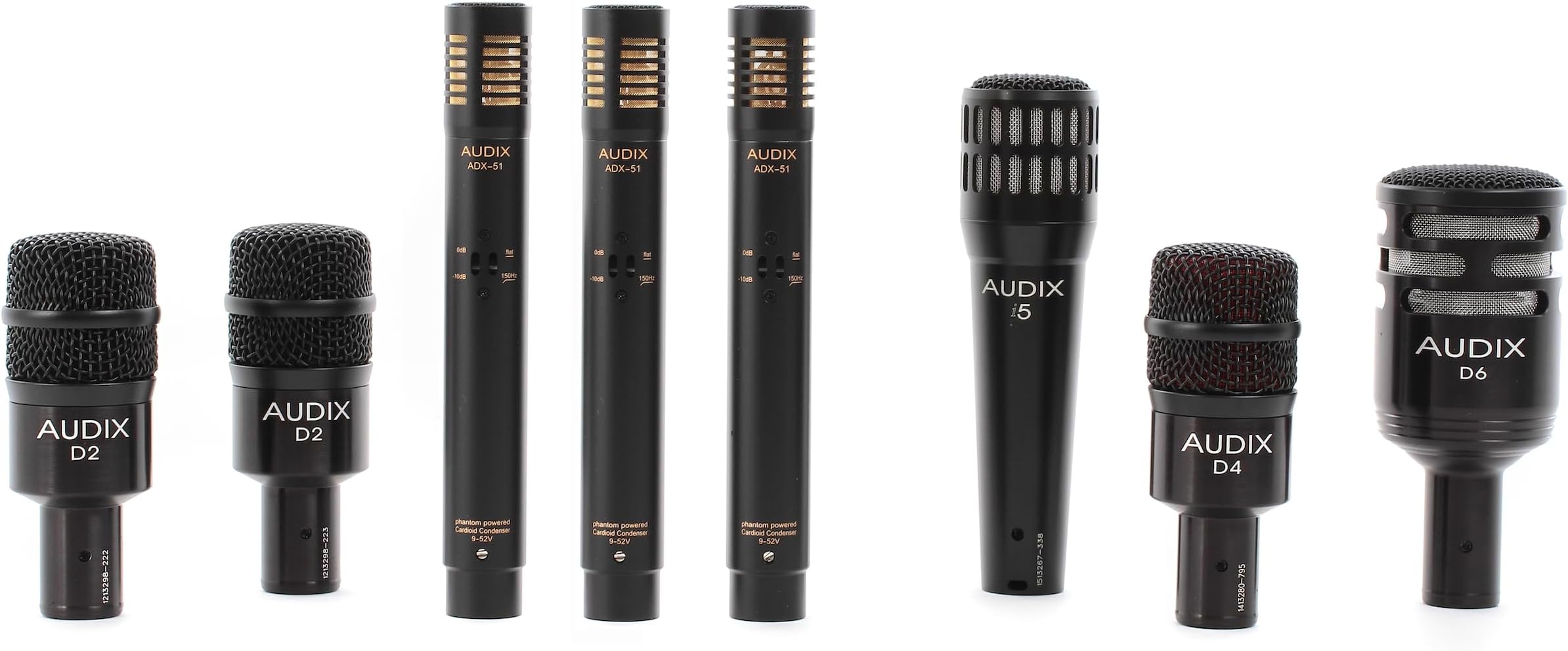 DP7 Plus Drum Microphone Package with Stands and Cables