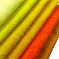 Vista 9 de flic-flac, frazada de 1.4 mm de espesor de tela suave de diversos colores de fieltro colcha de retazos cosidos, cuadrados, no tejidos, 42