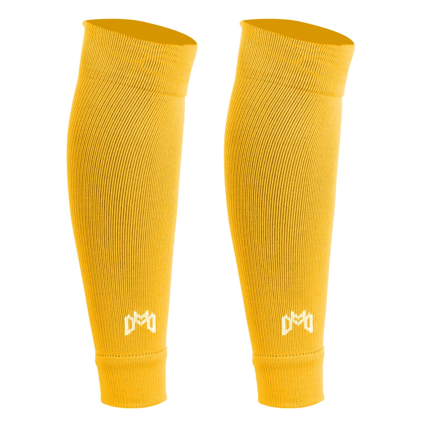 MediCaptain Calcetines de fútbol precortados, compañero para calcetines de agarre de fútbol, sostiene de forma segura espinilleras, calentador de piernas de compresión
