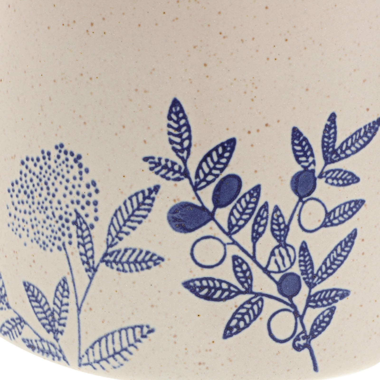 Tetera de Cerámica Vintage con Flores, Asa Portátil para Cocina