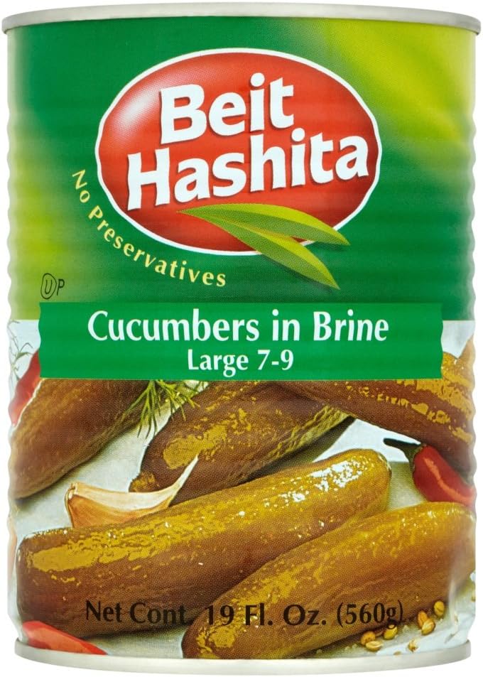 Beit Hashita Cucumbers in Brine, 560g Amazon.co.uk Grocery