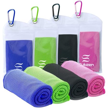 Muxel 10er Set Kühltücher 90x30cm - Cool Down Towel Für Sport & Hitze