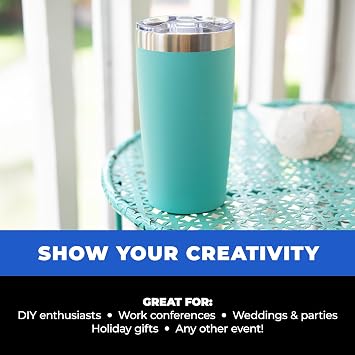 12 Ct of 20 Oz Two-Tone Himalayan Stainless Steel Tumbler with Lid White Customizable Insulated Cups for Water, Coffee, Hot & Iced Drinks Great for DIY, Events, Work