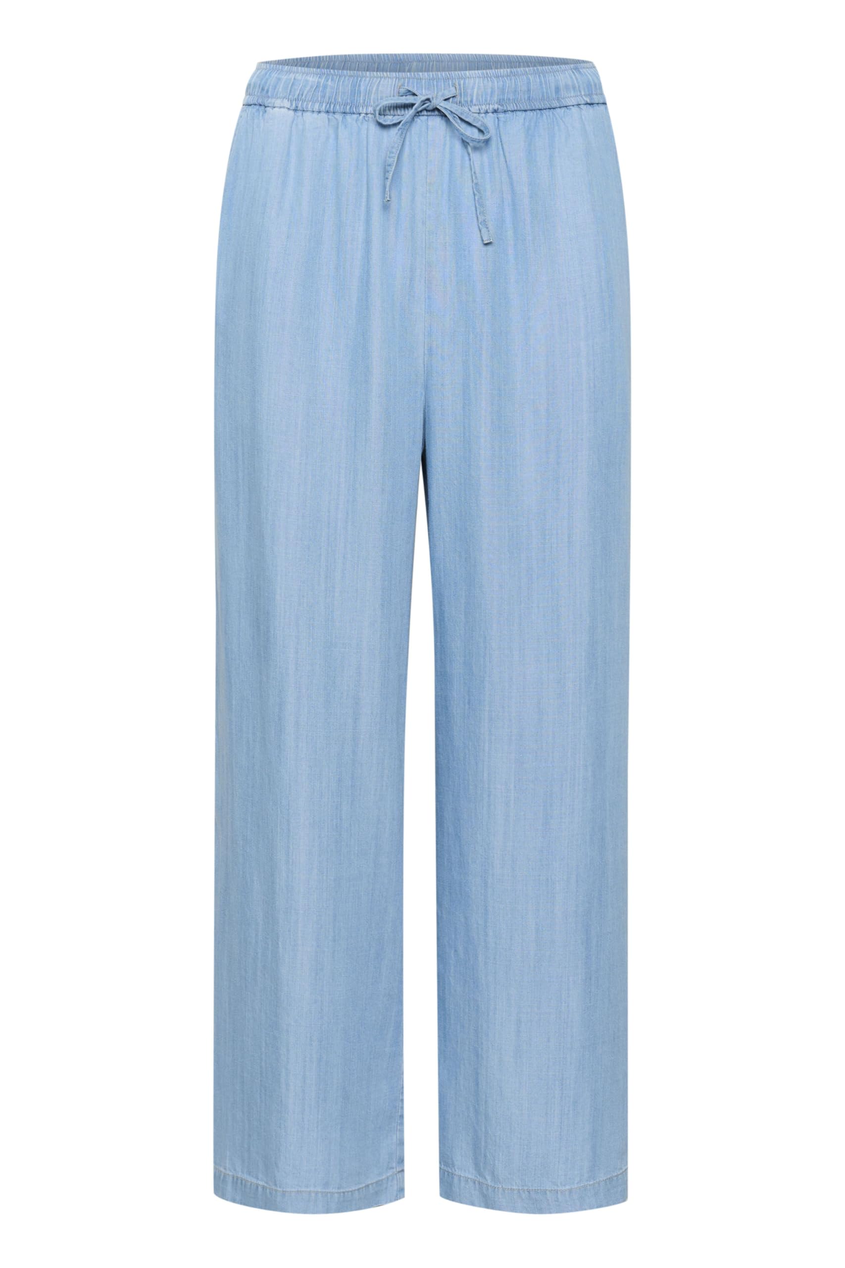 Culotte pants cropped anti-compression avec taille élastique ajustable - 7