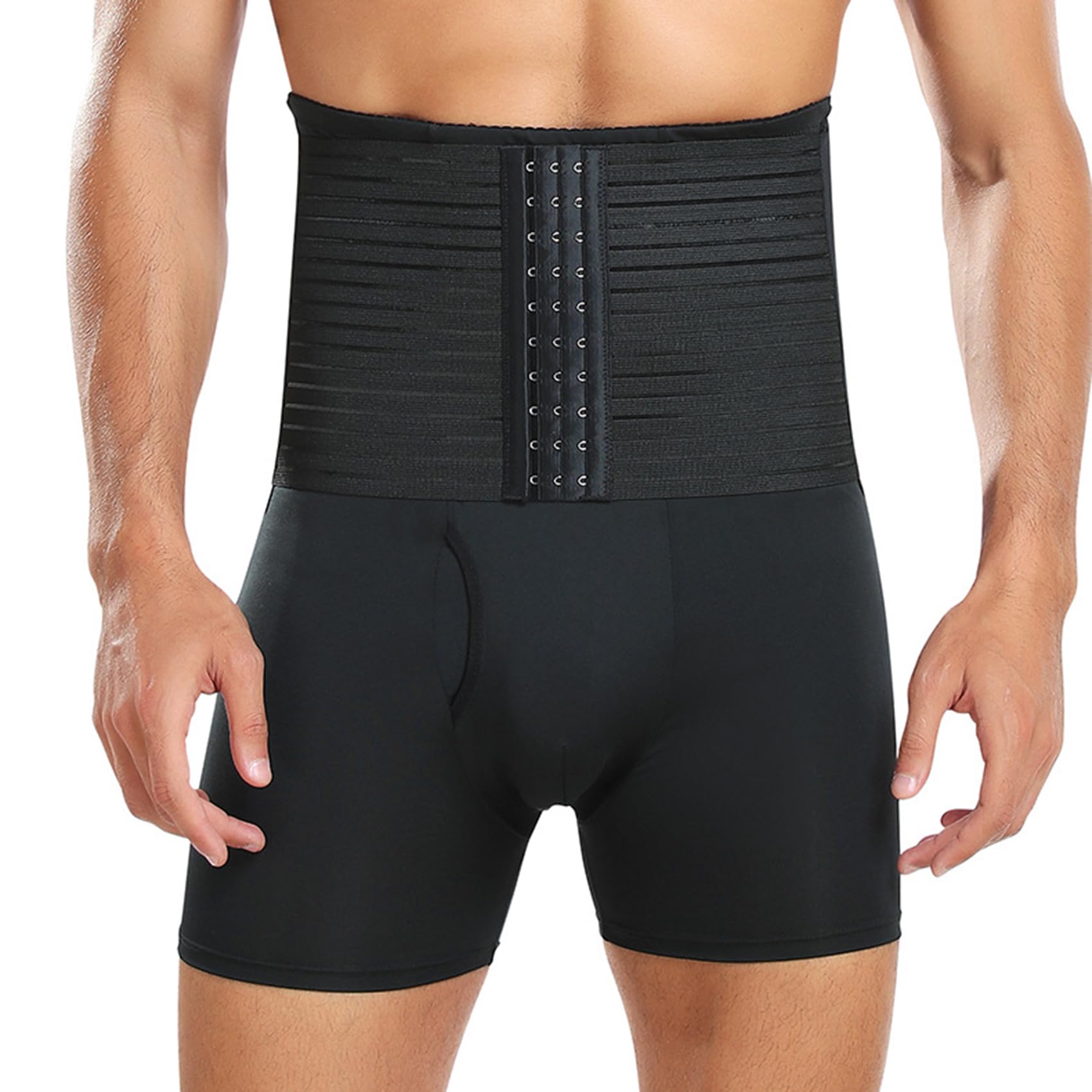 Herren Body Shaper Shorts 4XL-6XL, Bodysuit Schlankheits-Shapewear Hüftlifter-Hose Alles in einem Bauchkontrolle Bauchkontraktions-Shaper