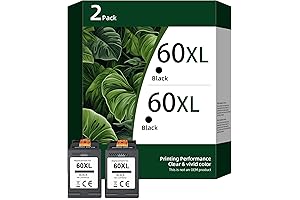 HP 60XL Ink Cartridges (2 Pack): Premium Printing Performance for HP Printers