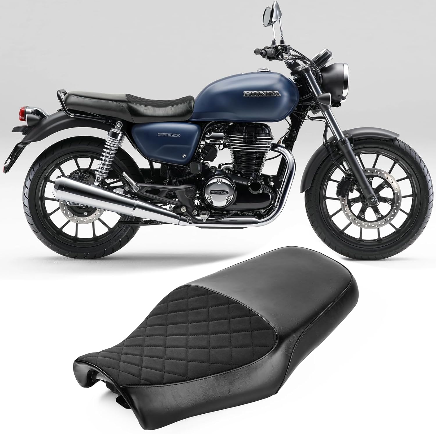 GB350S ローダウンシート GB350S ローシート Aステッチ｜K＆H