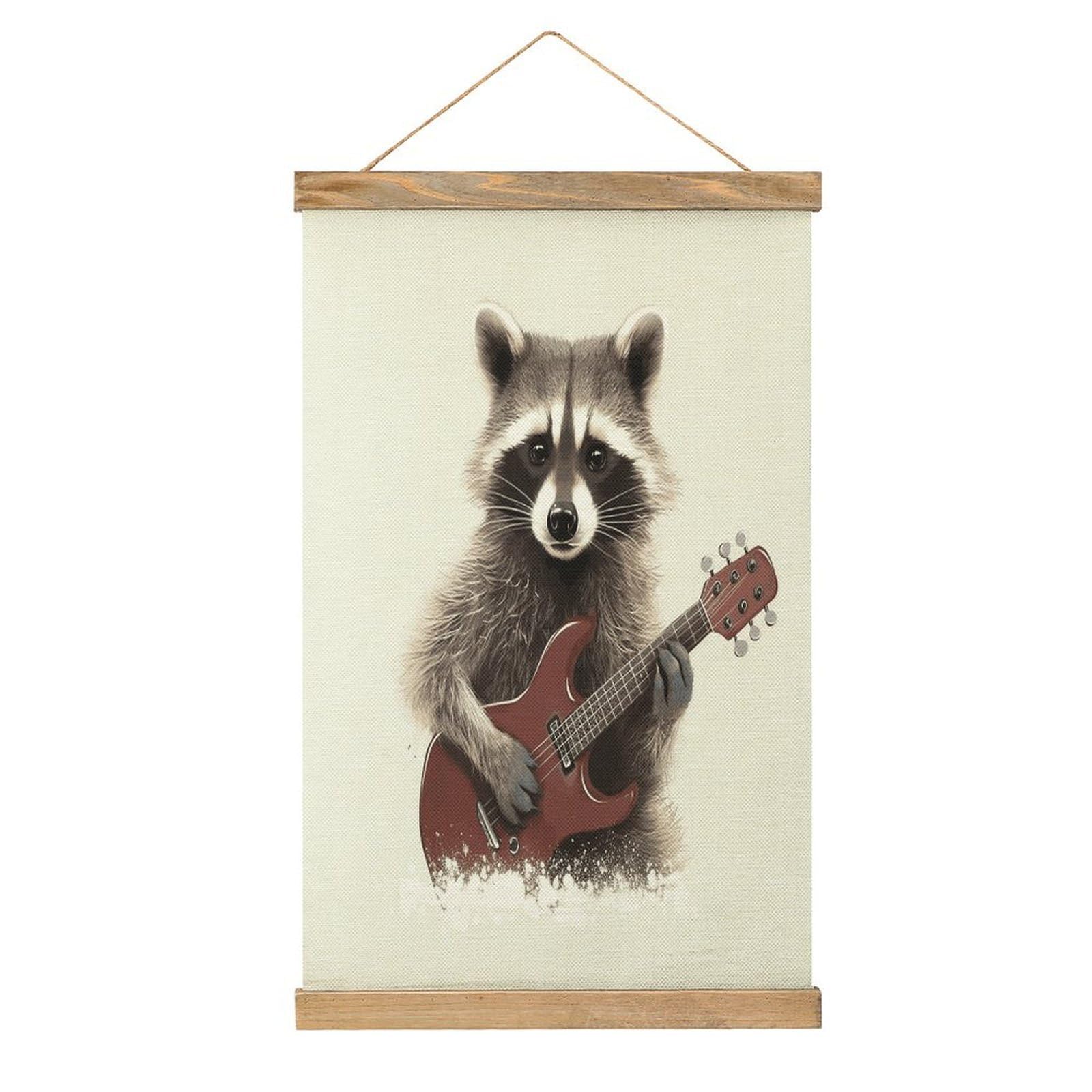 Póster personalizado de mapache FekiLoot para decorar paredes vacías 8