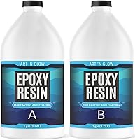 Vista 9 de Resina epoxi para fundición y revestimiento transparente – Kit de 1 galón – Resistente a los rayos UV, sin amarilleo, bajo olor, autonivelante