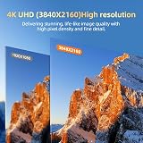 UPERFECT Monitor Portátil 4K, 15,6'' Silvery 3840x2160 UHD HDR USB-C Monitor, 100% AdobeRGB, 400cd/㎡ Brilho, IPS FreeSync Alto-falante Extra de Viagem para Notebook, Tipo-C HDMI, VESA &amp;  — imagem 2