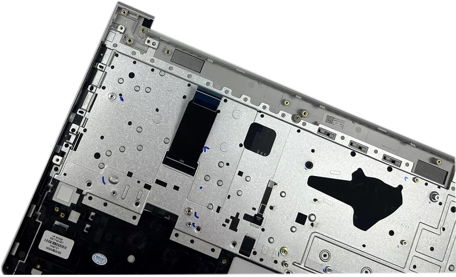 New Replacement for HP Probook 450 G8 455 G8 Laptop Upper Case Palmrest Keyboard Assembly Part M21742-001 M21740-001 M21741-001 4BX8QTATP30 Silver (Probook 450 455 G8 Backlit Keyboard)