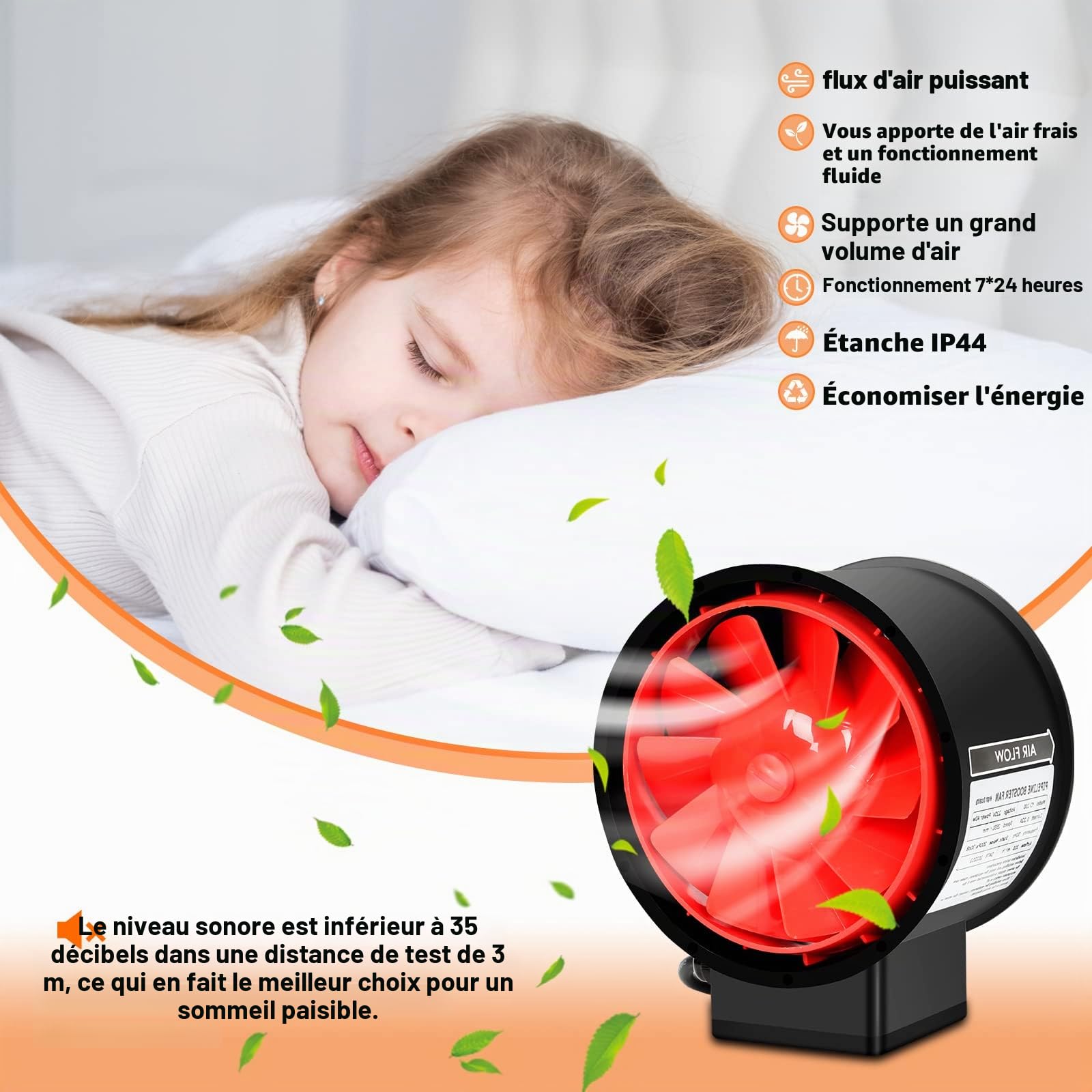 Ventilateur de Conduit d'Évacuation de Fumée Avec Télécommande, 100 mm Extracteur d'Air 2 Vitesses 310m³/h Pour Salle de Bain, Cuisine, Serre, Tente de Culture
