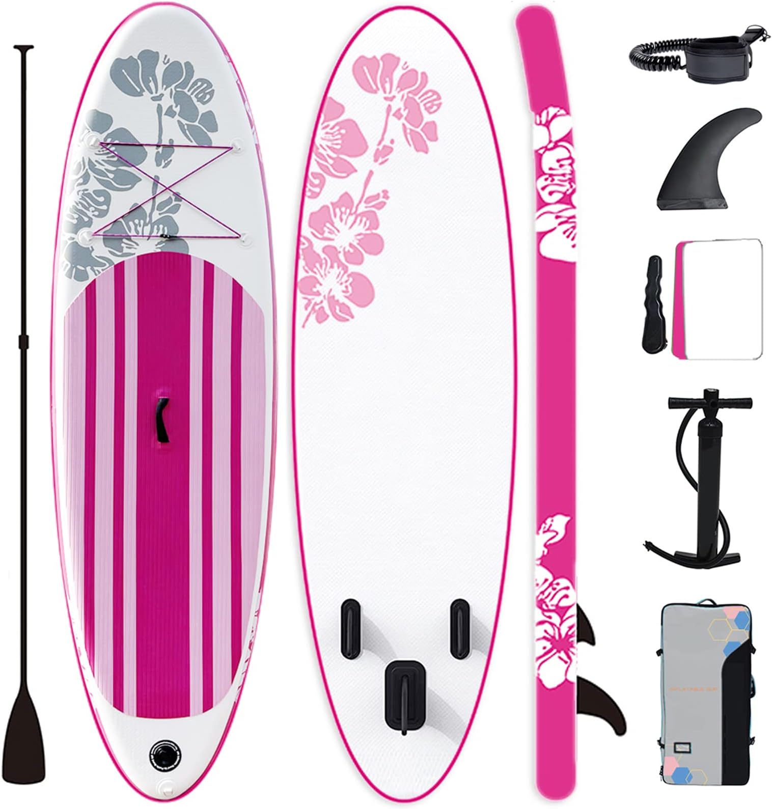 Inflatable Stand Up Paddle Board for Adults - Durable SUP Board Set c/w Premium Paddle Board Accessories