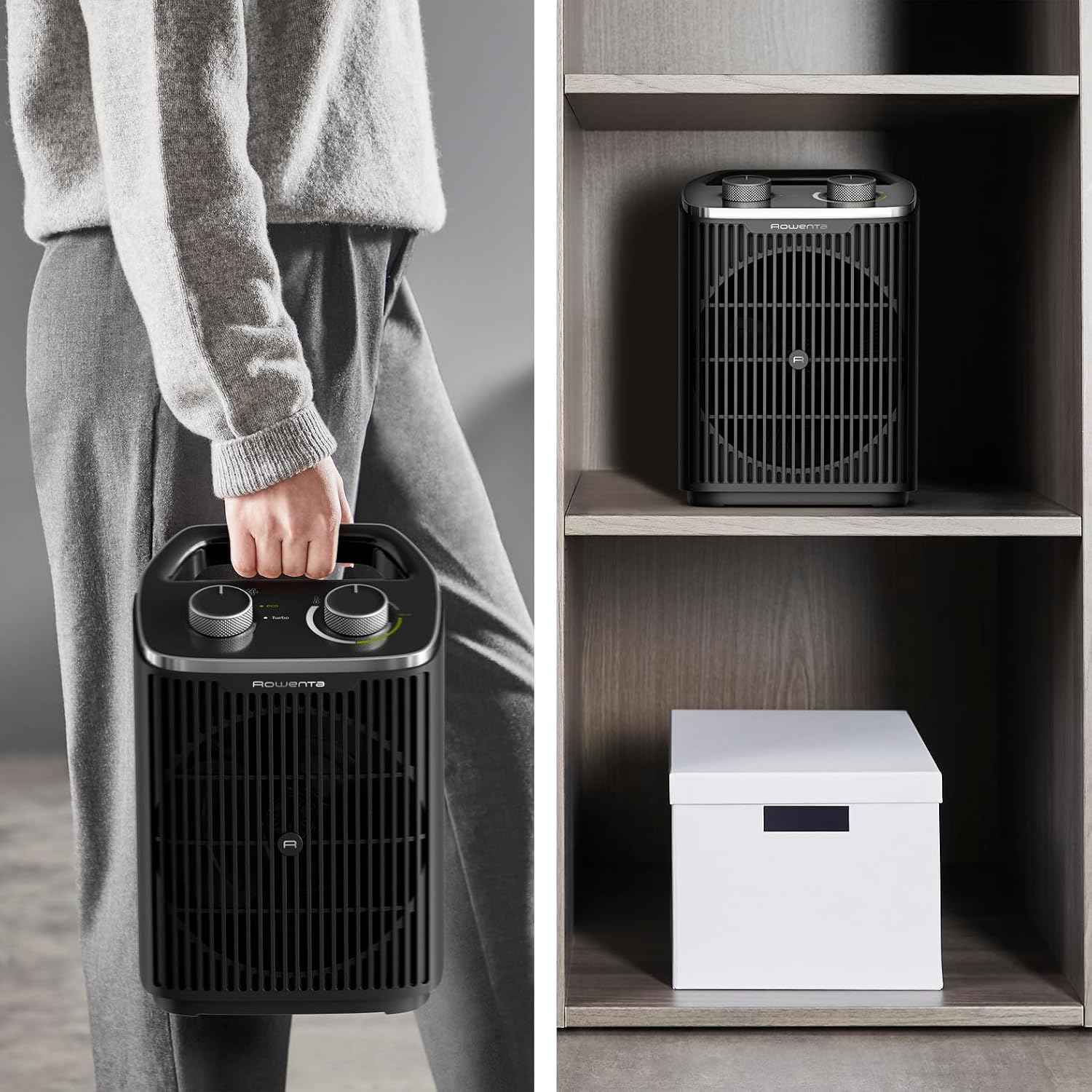 radiateur électrique rowenta intensecomfort – vue détaillée