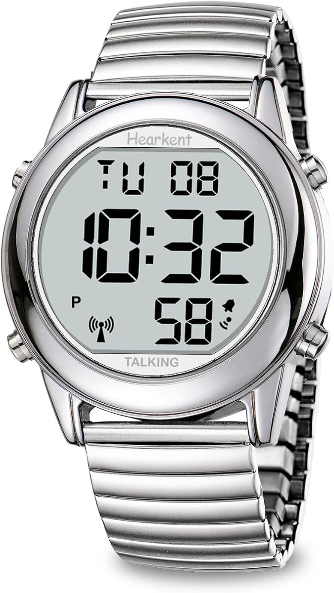 Hearkent Large Digital Talking Watch