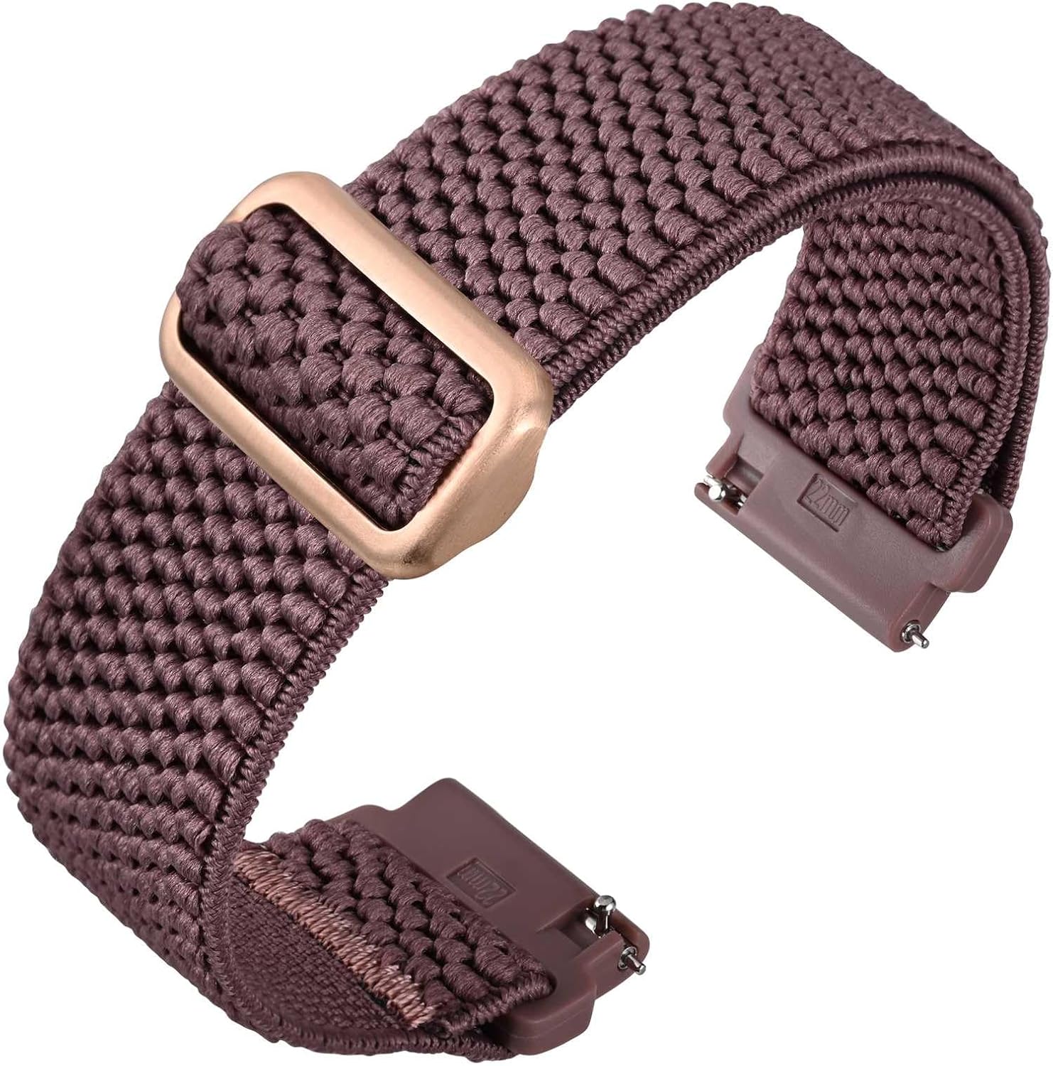 ANNEFIT Stretchy Nylon Watch Band for Men Women, Adjustable Elastic Watch Straps with Quick Release, Replacement Wristband 16mm 17mm 18mm 19mm 20mm 22mm 24mm