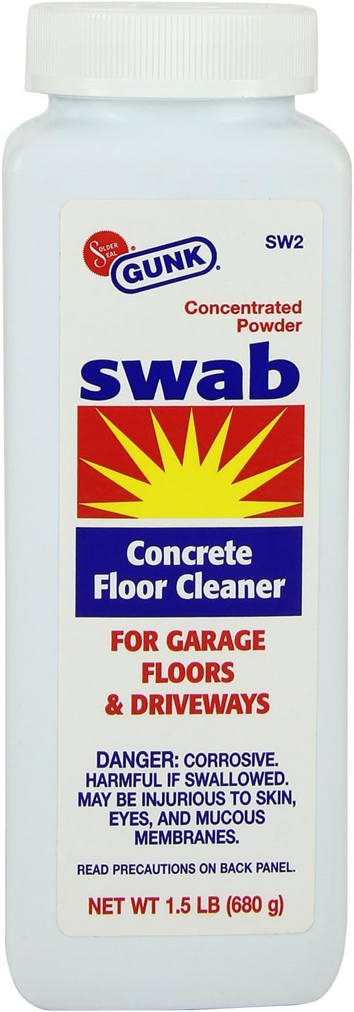 Gunk SW2 Swab Powdered Concrete Floor Cleaner 1.5 lb
