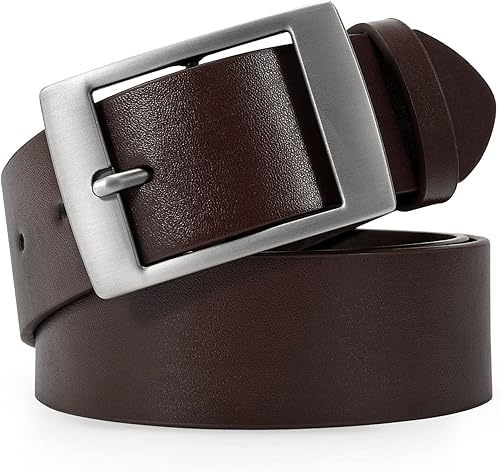 SUOSDEY - Cinturón de piel para mujer con hebilla de pasador para pantalones vaqueros