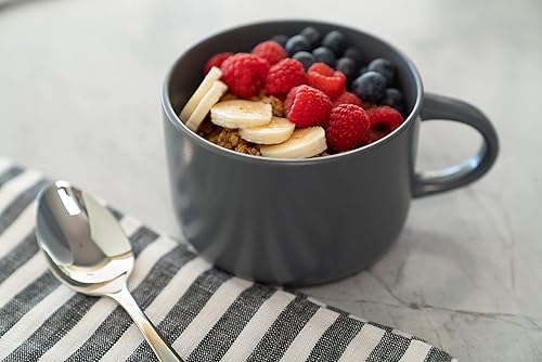 Vista 140 de 10 Strawberry Street Wazee - Plato de ensalada Coupé mate de 8.25 pulgadas, juego de 6, rojo