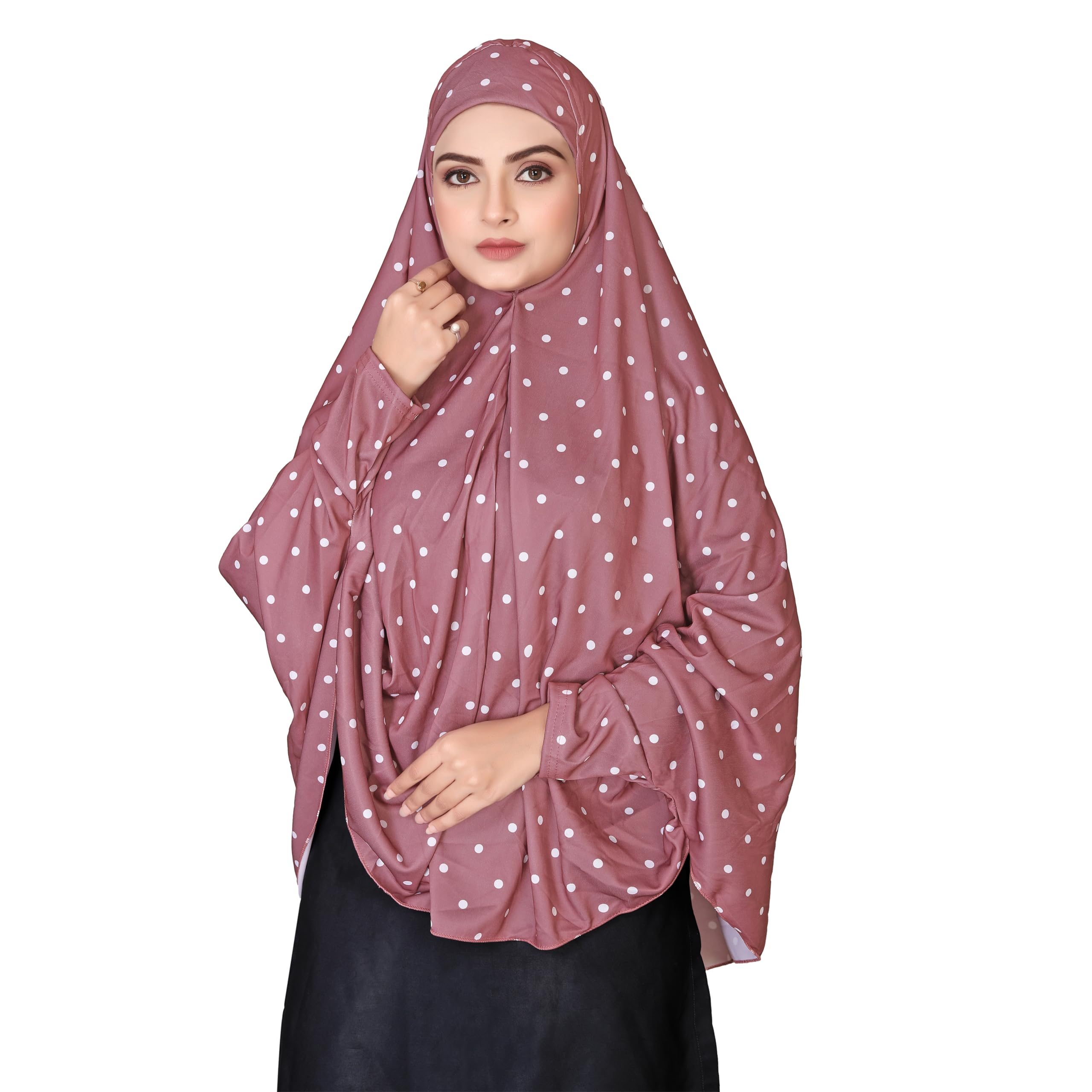 tijarat printed Islamic Khimar Chaderi Makhna Namaz HIjab Scarf For Muslim Womans-picture-25