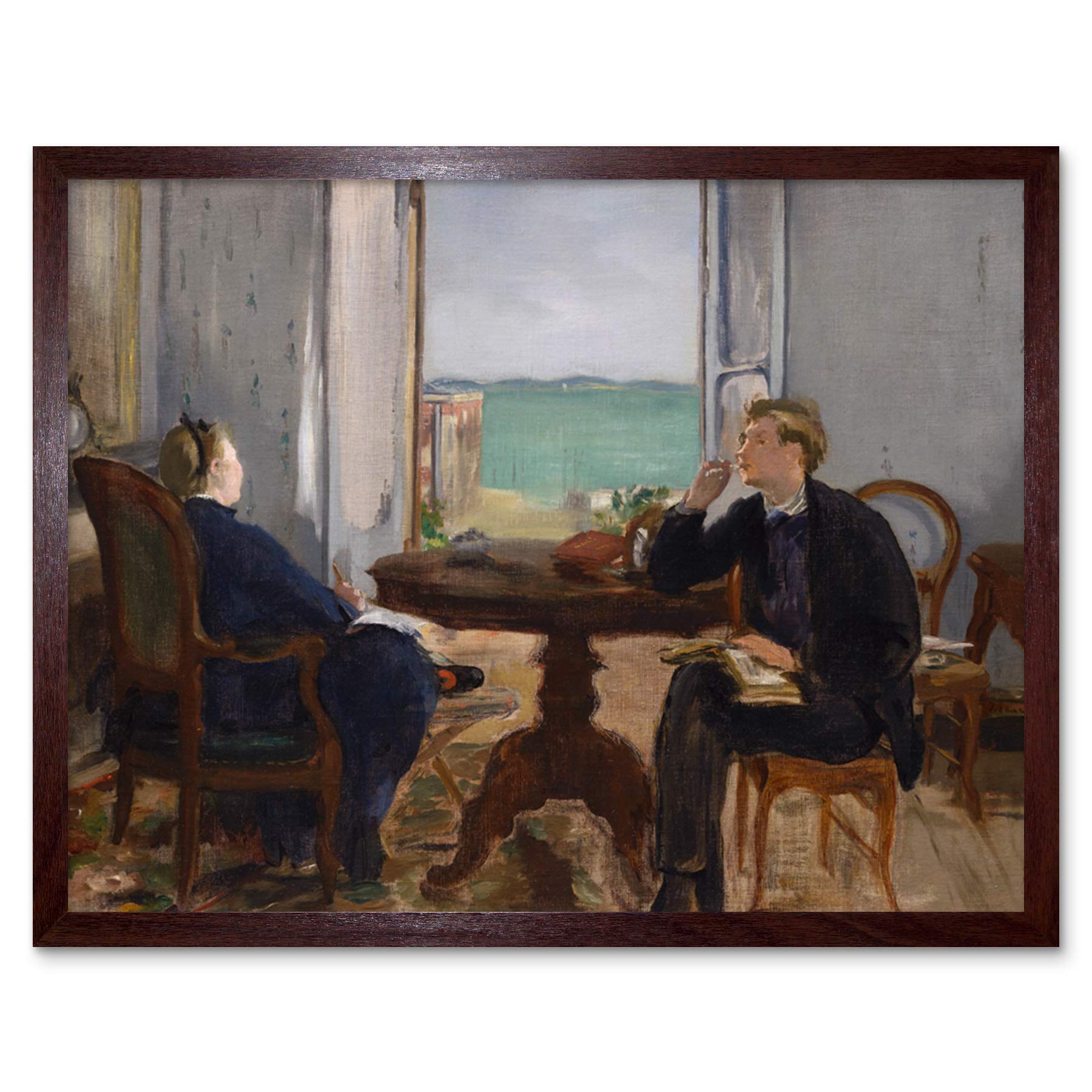Amazon.co.jp: Edouard Manet Interior At Arcachon 1871 Painting Art