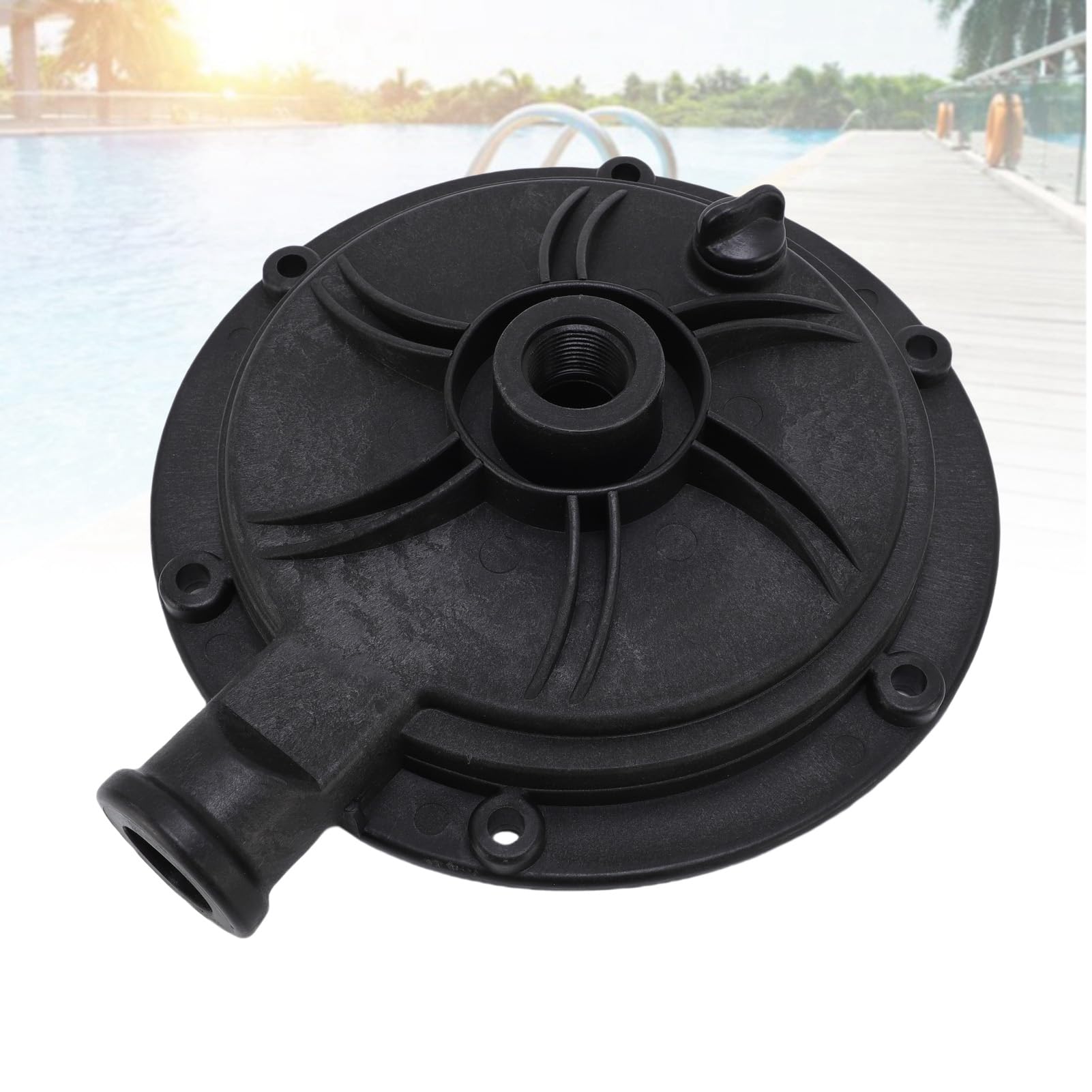 Tnfeeon Reemplazo de Voluta de Bomba de Piscina, Junta Tórica de Sellado de Fugas para Bomba de Refuerzo 60, Carcasa de Plástico Duro que Restaura la Presión del Agua en el Suelo Mantenimiento del