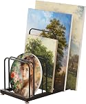 Art Storage Rack,Countertop Art Rack,Metal Canvas Storage Rack, Artist Storage & Drying for Canvas Frame Drawing Board,Prints, Panels, Paintings Display