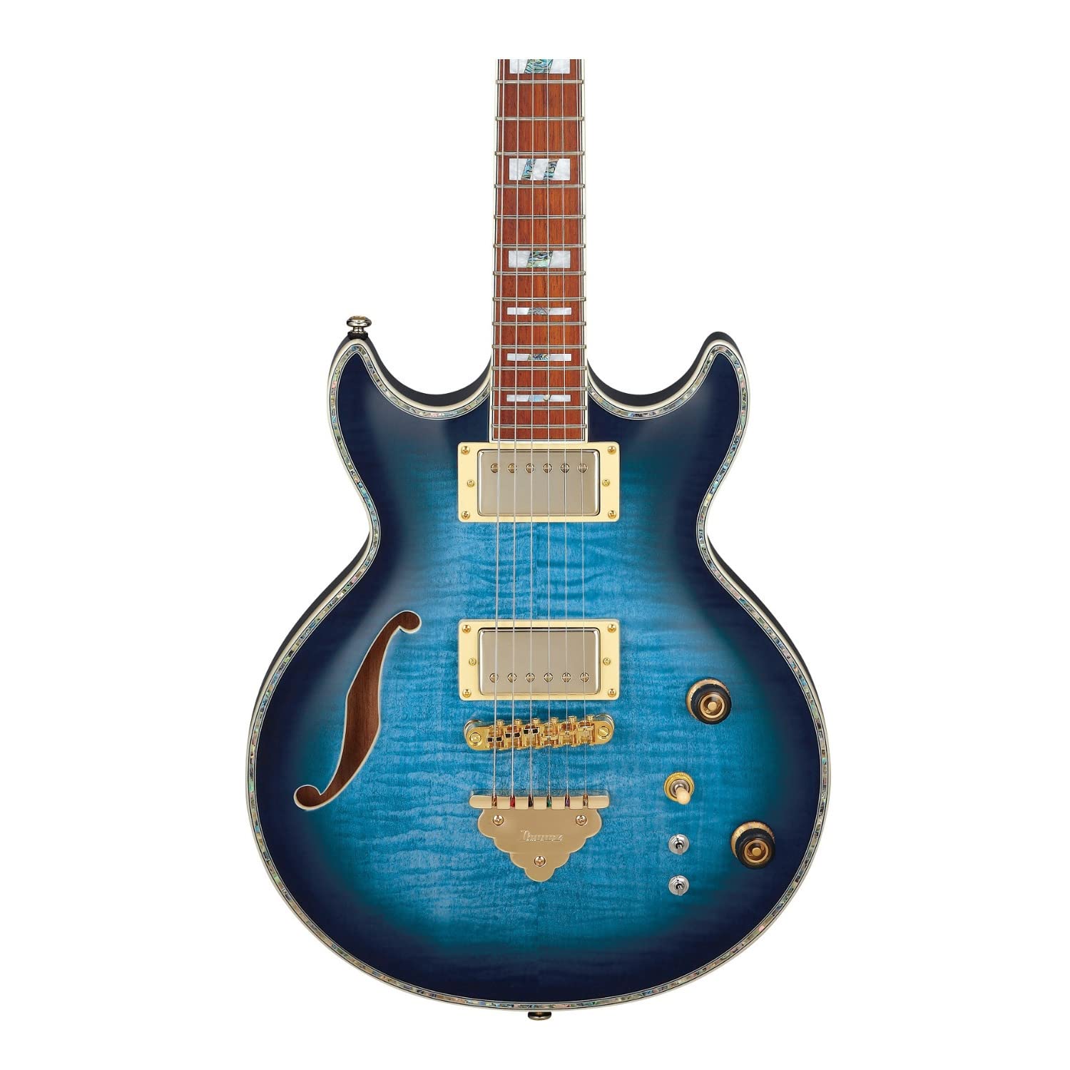 ギター Ibanez AR520HFM Ibanez AR520HFM Hollowbody Electric Guitar - Violin Sunburst