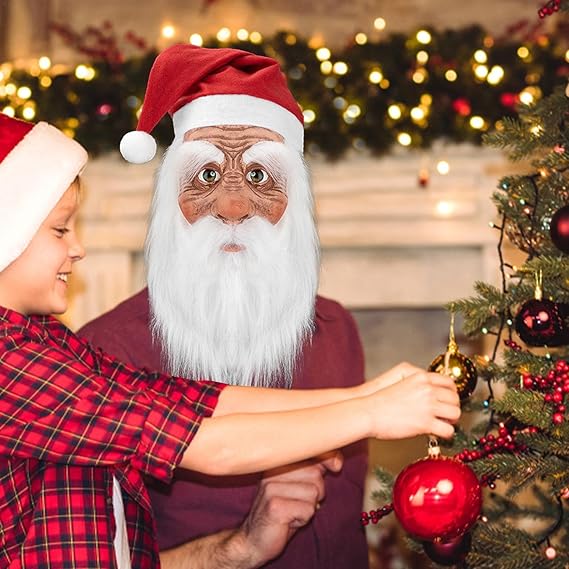 Amazon.co.jp: サンタクロース ラテックス フェイスピース,サンタ