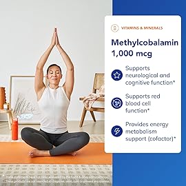 Pure Encapsulations Methylcobalamin 1,000 mcg - Vitamin B12 Supplement to Support Memory & Nerve Health - Premium Vitamin B12 Capsules - 60 Capsules