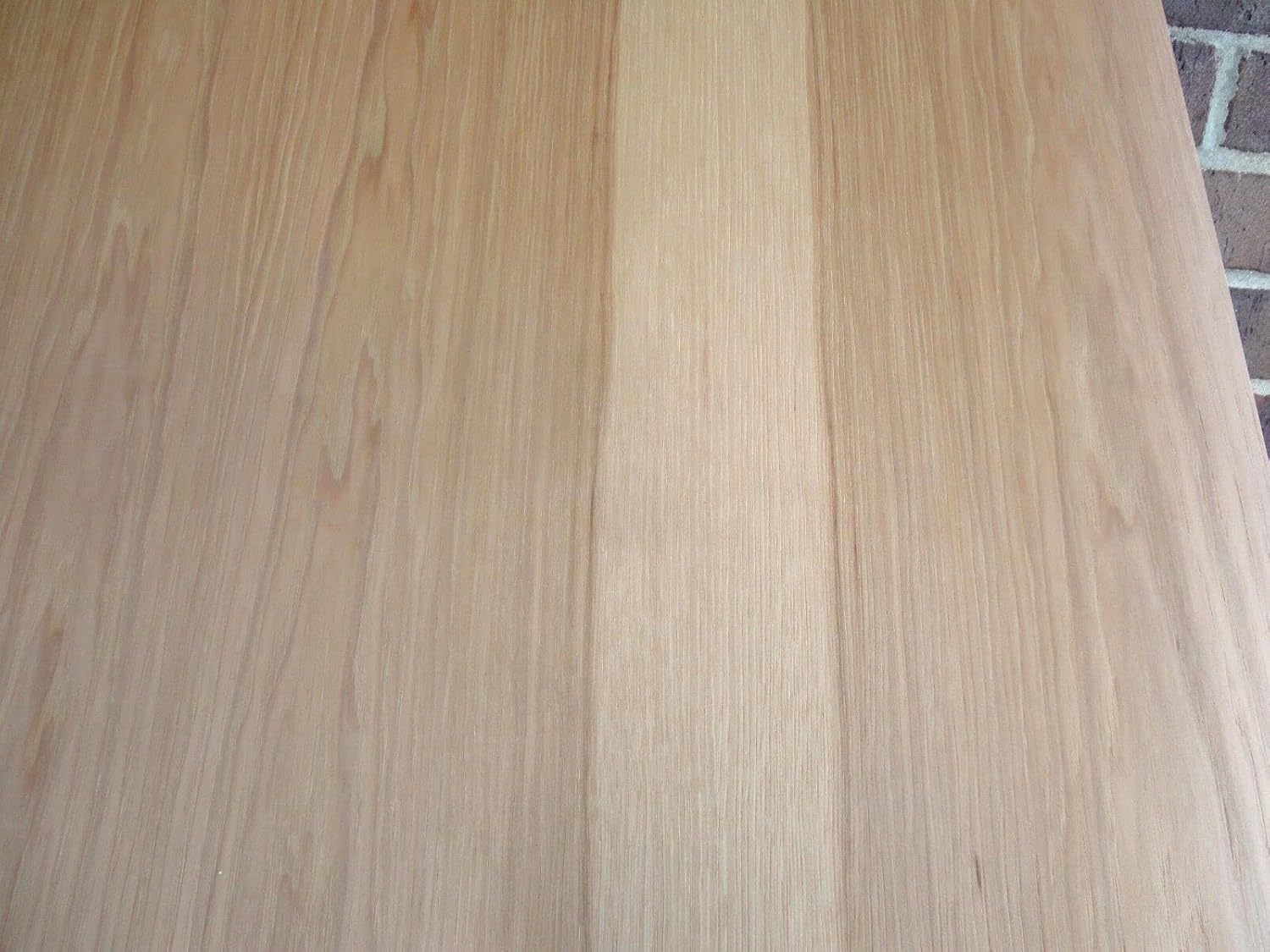 Hickory Pecan PSA Wood Veneer Sheet 24" x 96" with 3M Peel Stick Backer 1/40"