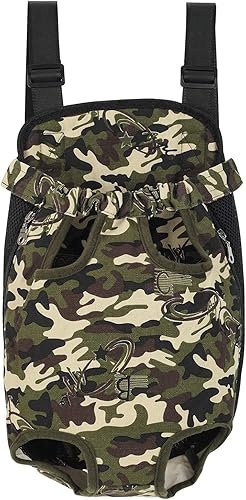 Legs Out - Transportador para perros con orientación frontal, manos libres, ajustable, para mascotas, cachorros, gatos, mochila transportadora para