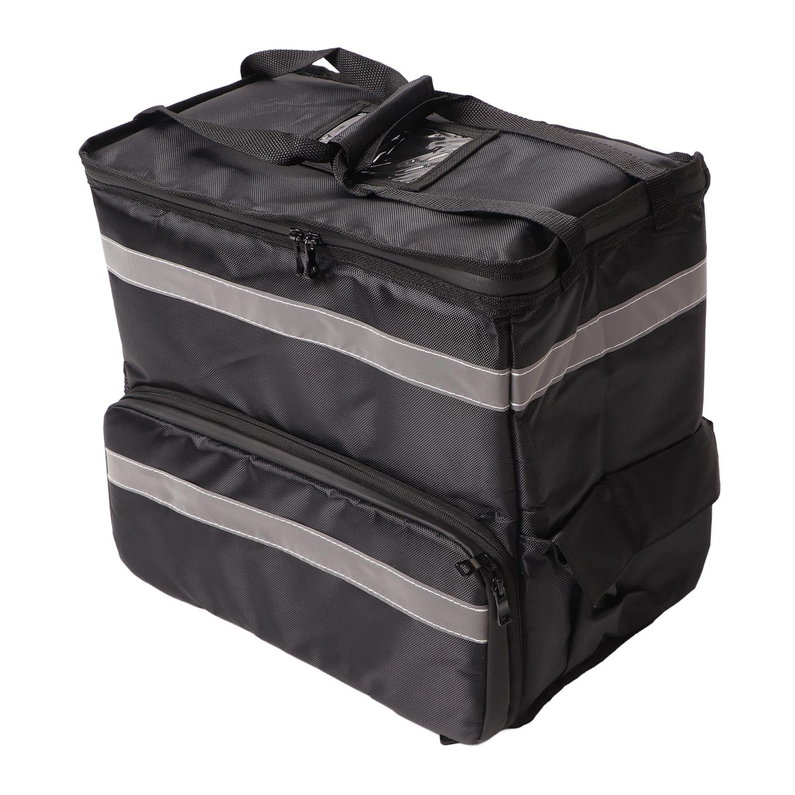 Insulated Food Delivery Backpack, Large Capacity, Precise Stitching, 50L Oxford Cloth Thermal Backpack, Expandable Aluminum Film Layer to Carry for Travel