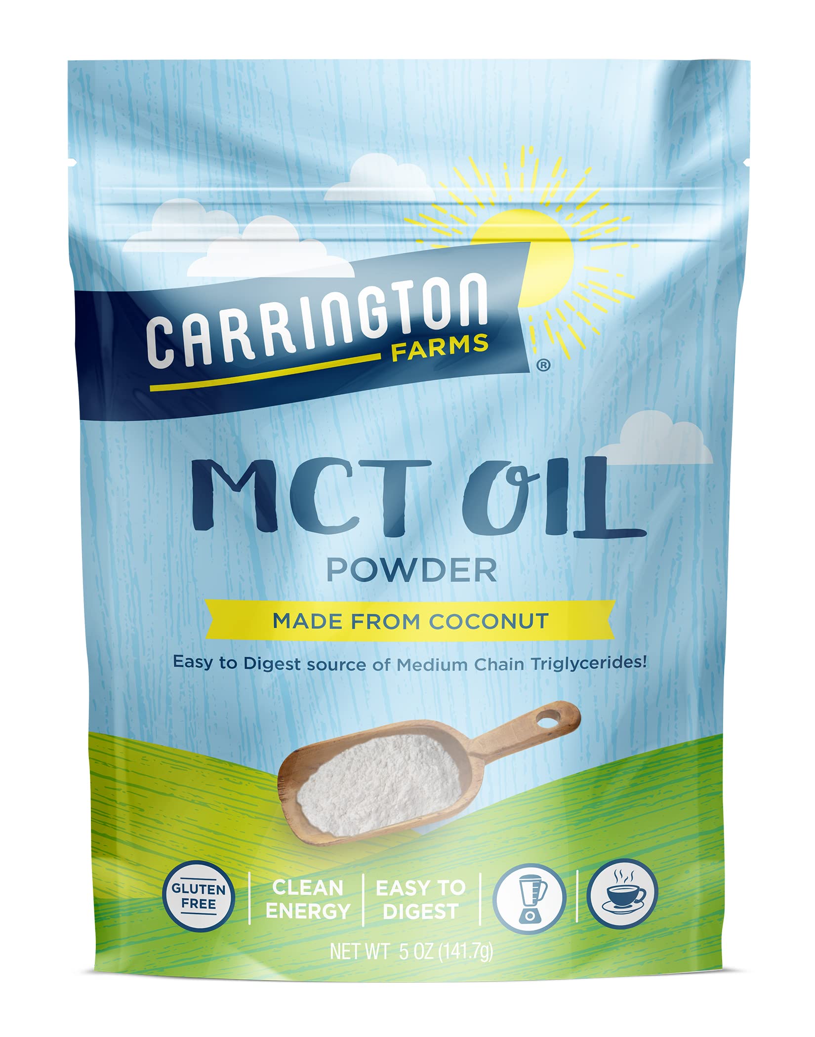 Carrington Farms – Organic MCT Oil Powder – Gluten Free