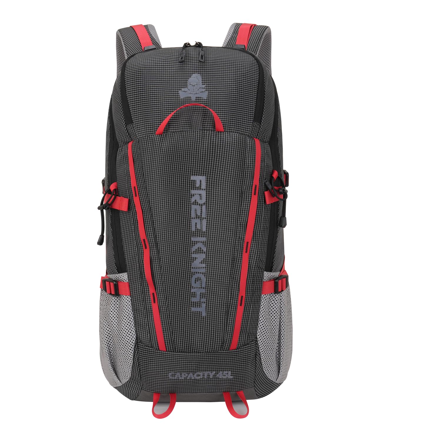 Bseash 45L Waterproof Hiking Camping Backpack with Rain Cover, Outdoor Sport Travel Bag Daypack for Climbing Skiing Cycling, Black, 40L US, Travel