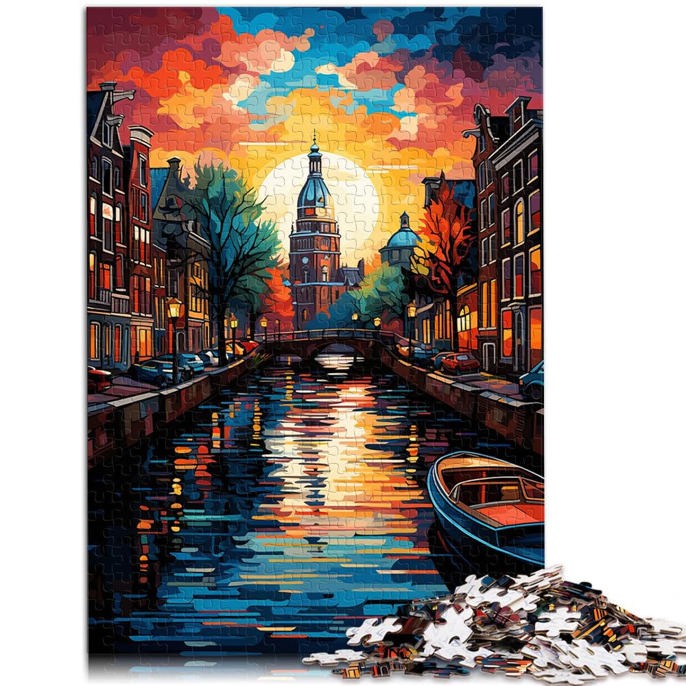 Jigsaw Puzzles for Adults 2000 Pieces Dan Canal District Stress Relief Unique Birthday 27.56 in x39.37 in Suitable for and teens 14+ โ image 1