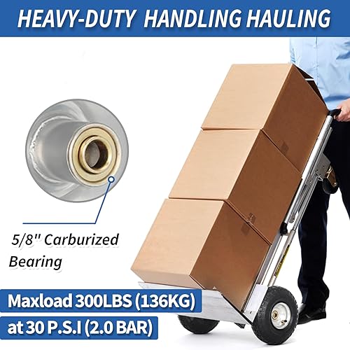 Miniatura 5 de Neumático neumático 4.103.50-4, rueda y neumático de 10 pulgadas, 2 paquetes, con cubo de desplazamiento de 2.2 pulgadas, agujero de eje de 58