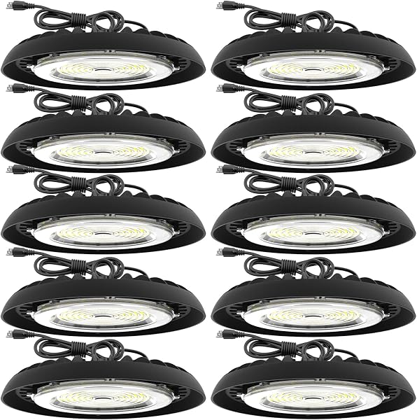 Sunco UFO 200W High Bay LED Light, 28000 Lumens, 6000K, IP65 Rated