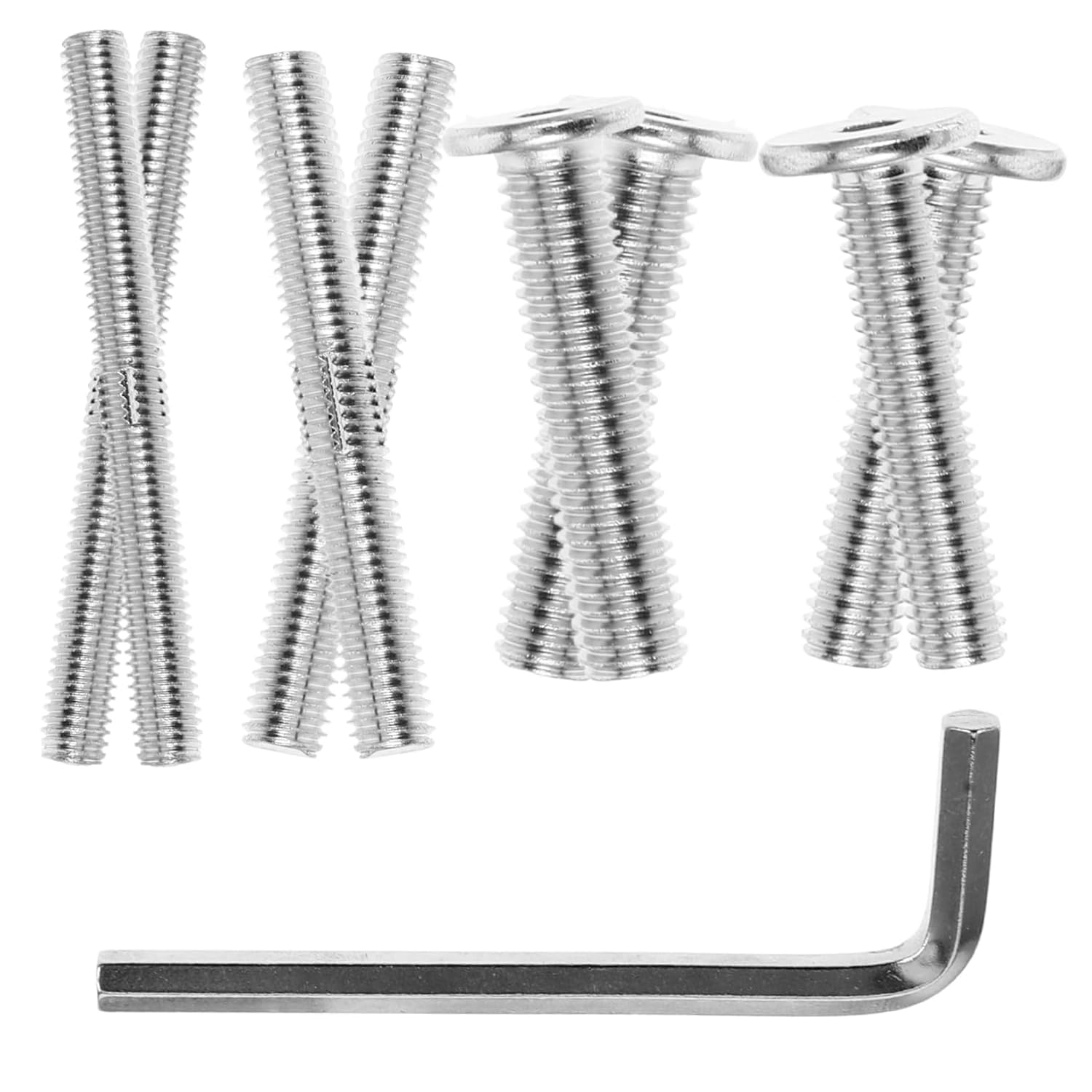 5sets Replacement Parts for Scratching Post Machine Screws Bolt Flat Head and Key