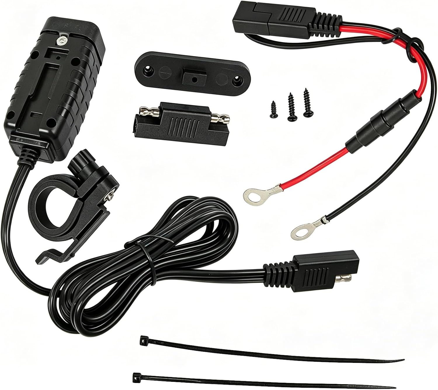 Motorcycle USB C Charger for Phone 12V Motorcycle Type C Charging Port