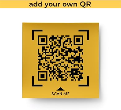 Custom QR Code Stickers - Personalized QR Labels - Waterproof & UV-Resistant QR-Code Smart Labels for Business & Marketing
