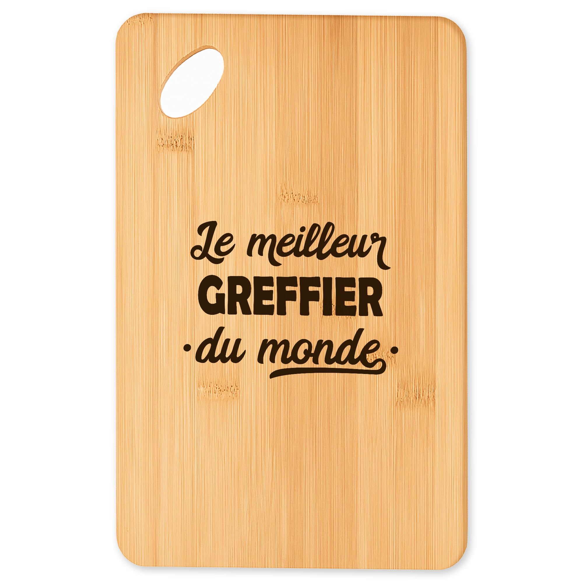 Planche à découper en bambou Super Greffier 2 pour vos apéros et soirées barbecue entre amis