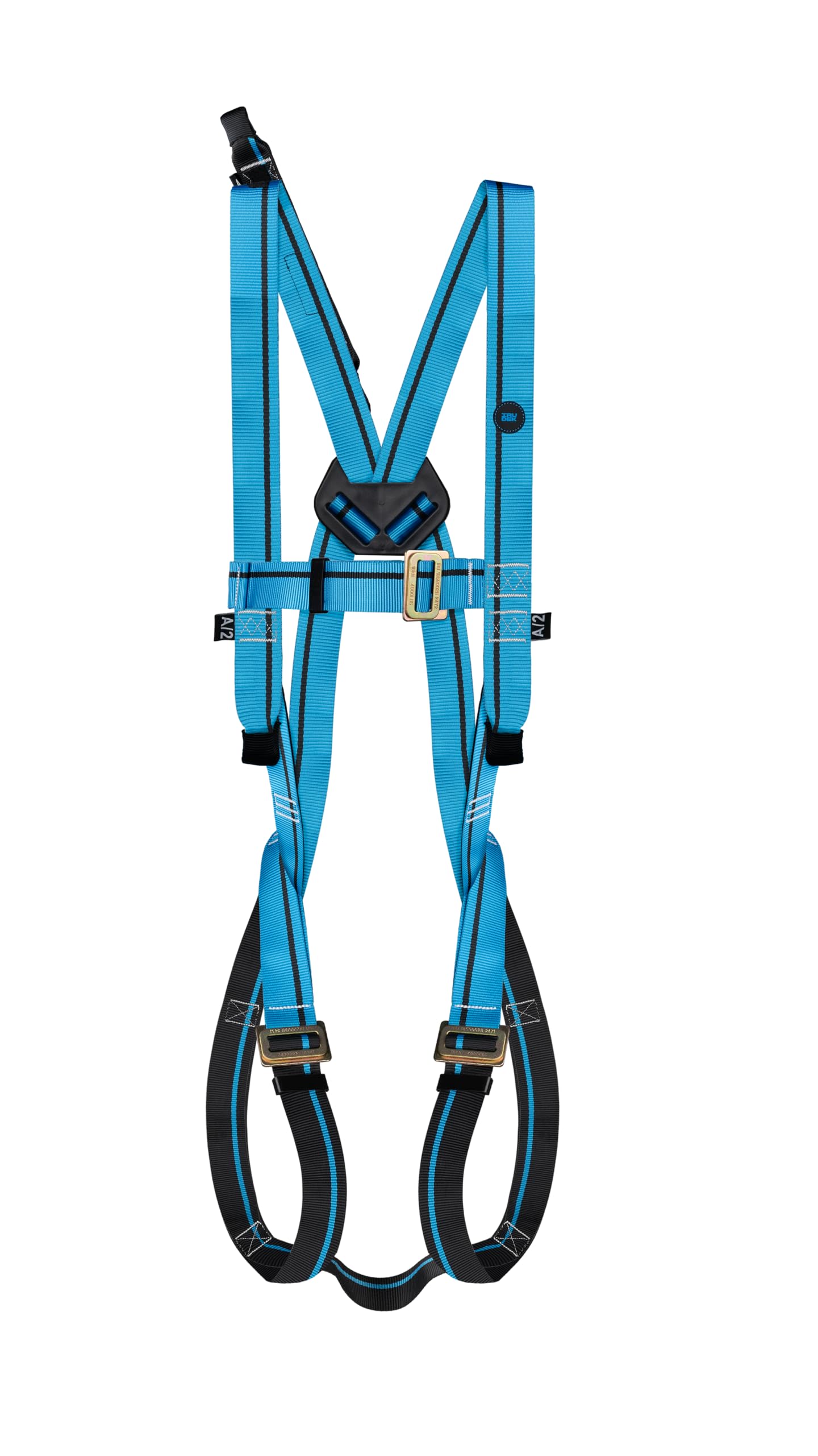 Irudek APENINOS XXL–XXXL – Kit de seguridad con arnés LIGHT PLUS 2, absorbedor ABE 361 (150 cm), 2 mosquetones STEELSAFE 981 y bolsa LIGHTBAG 10L, componentes certificados EN 361, EN 362 y EN 355