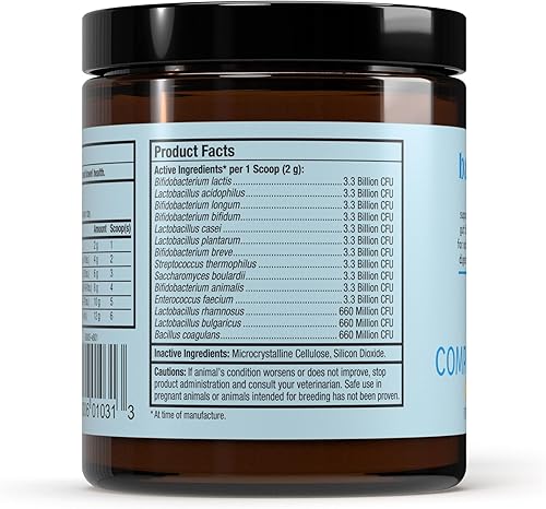 Vista 2 de Suplemento dietario completo con probióticos del Dr. Mercola para mascotas, 3 oz