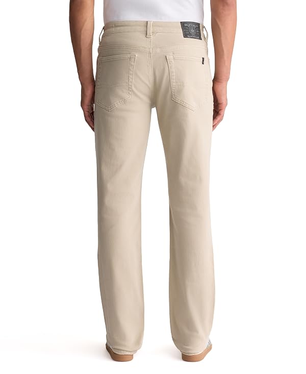 Buffalo David Bitton Men's Non-Denim Straight Leg Six French Terry Knit Pants with Stretch, Sand, 34W x 30L by Buffalo David Bitton - Used condition - Image 3